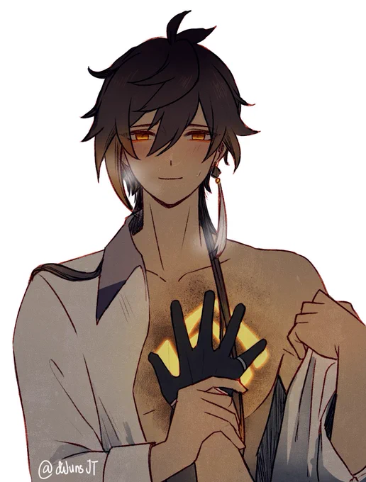 Idea for a horny comic I want to draw
#Tartali #タル鍾 