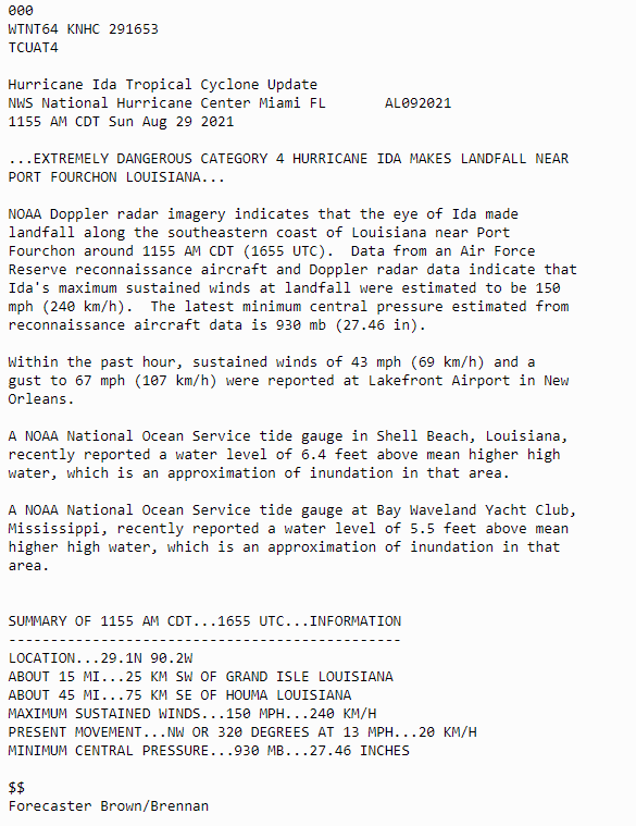National Hurricane Center tweet media