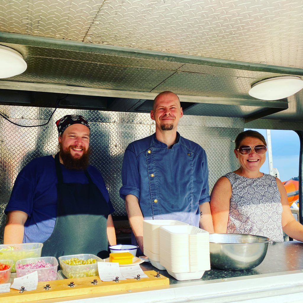 Last day of @steffenerbe working with me. Thanks for heading the kitchens at <a href="/cantinaventnor/">Cantina</a> and @strippedontheroad as well as Stripped Ventnor for the last 6 years. It was great working with you. All the best for your future in Norway. 

#strippedontheroad #cantinaventnor