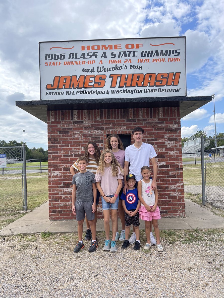 Wewoka with the family!