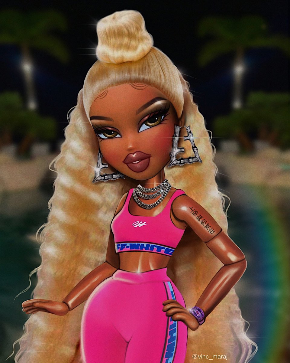 Nicki Minaj as a BRATZ 🦄✨💕. I'm so obsessed with the result!! Hope to do  more of these in the future 🥰. @Bratz @NICKIMINAJ, image size:960x1200
