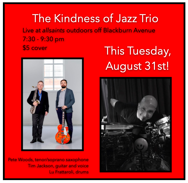 #TunesOnTuesday - The Kindness of Jazz trio!