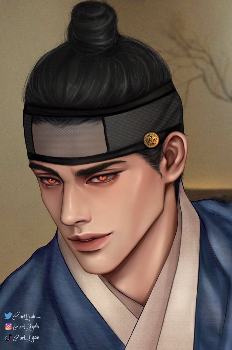 artliyah_'s tweet photo. Gosh I forgot to upload this work here 😩✌🏼
Yoon Seungho in my art style ✍🏼✨

A lil fan art for y'all since season 3 is here woot woot! Please support @ByeonDuck_ and read #PainterOfTheNight on Lezhin 💖

#manhwa #bl #yaoi #digitalart #FANART ✨ https://t.co/aMdpgzDw3T