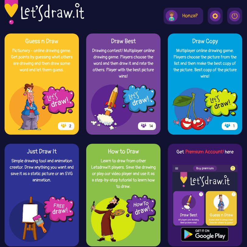 LetsDrawIt / Jogos de desenho online