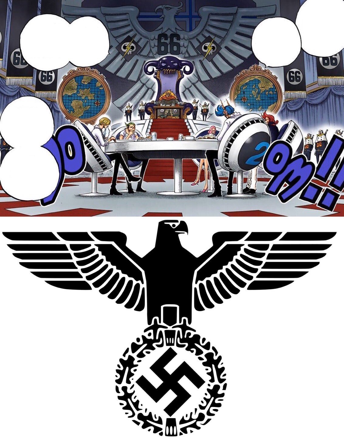 Pangea One Piece Newworldartur Germa Ny 66 Nazi Lunarian Lun Means Light Or Moon Lun Arian Arian In Nazi Ideology A Caucasian Of Non Jewish Descent Esp