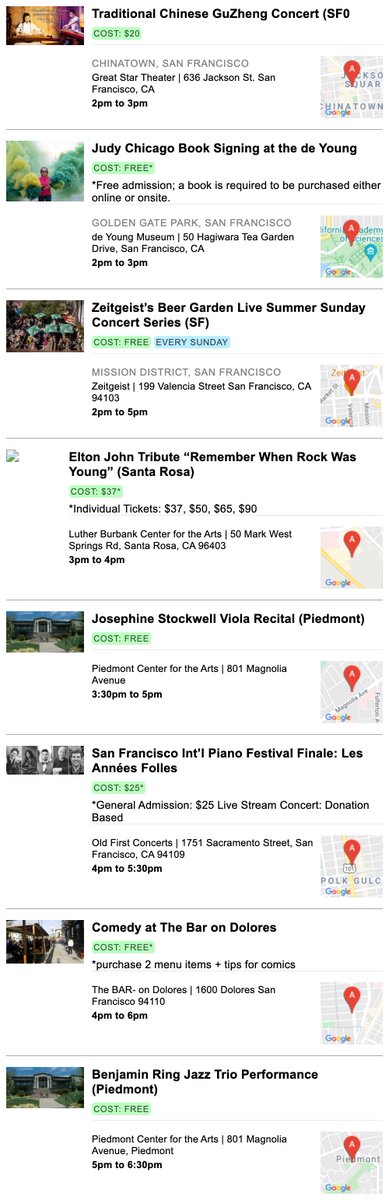 Events for Sunday 8/29/21 sf.funcheap.com/2021/08/29 #sffuncheap