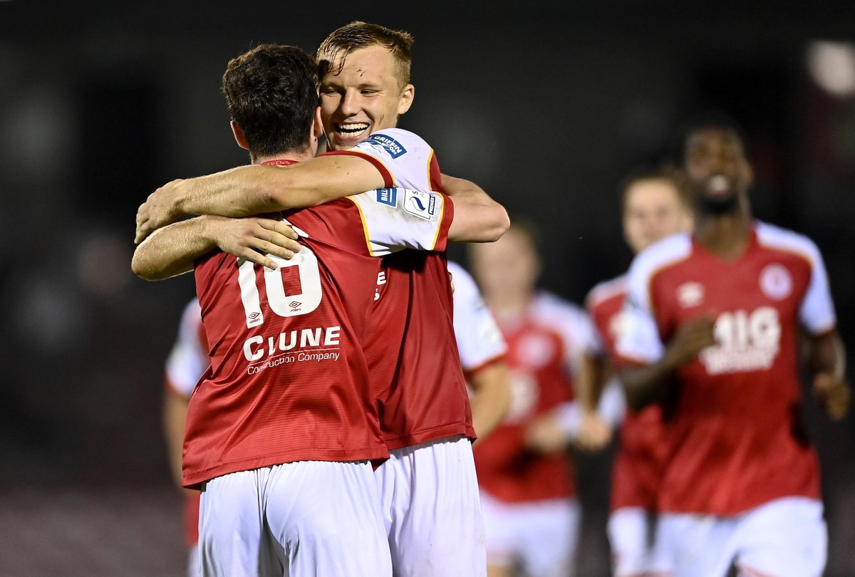 LeagueofIreland's tweet photo. A great weekend of cup action ends with a bang! 🤩

Congrats to @bfcdublin, @MUTFC_Senior, @stpatsfc, @WaterfordFCie, @DundalkFC, @UCDAFC, @FinnHarpsFC &amp; @WexfordFC who all go through to the https://t.co/pJ9Azzhfm5 FAI Cup quarter-finals 👏

#LOI | #FAICup | @ExtraSportIre https://t.co/SODlJa64WG
