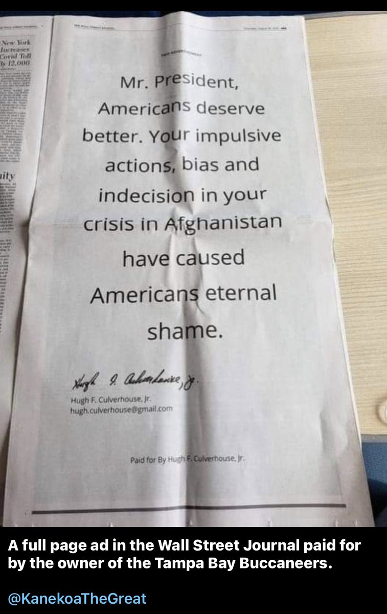 FORMER owner of the Buccaneers, no?