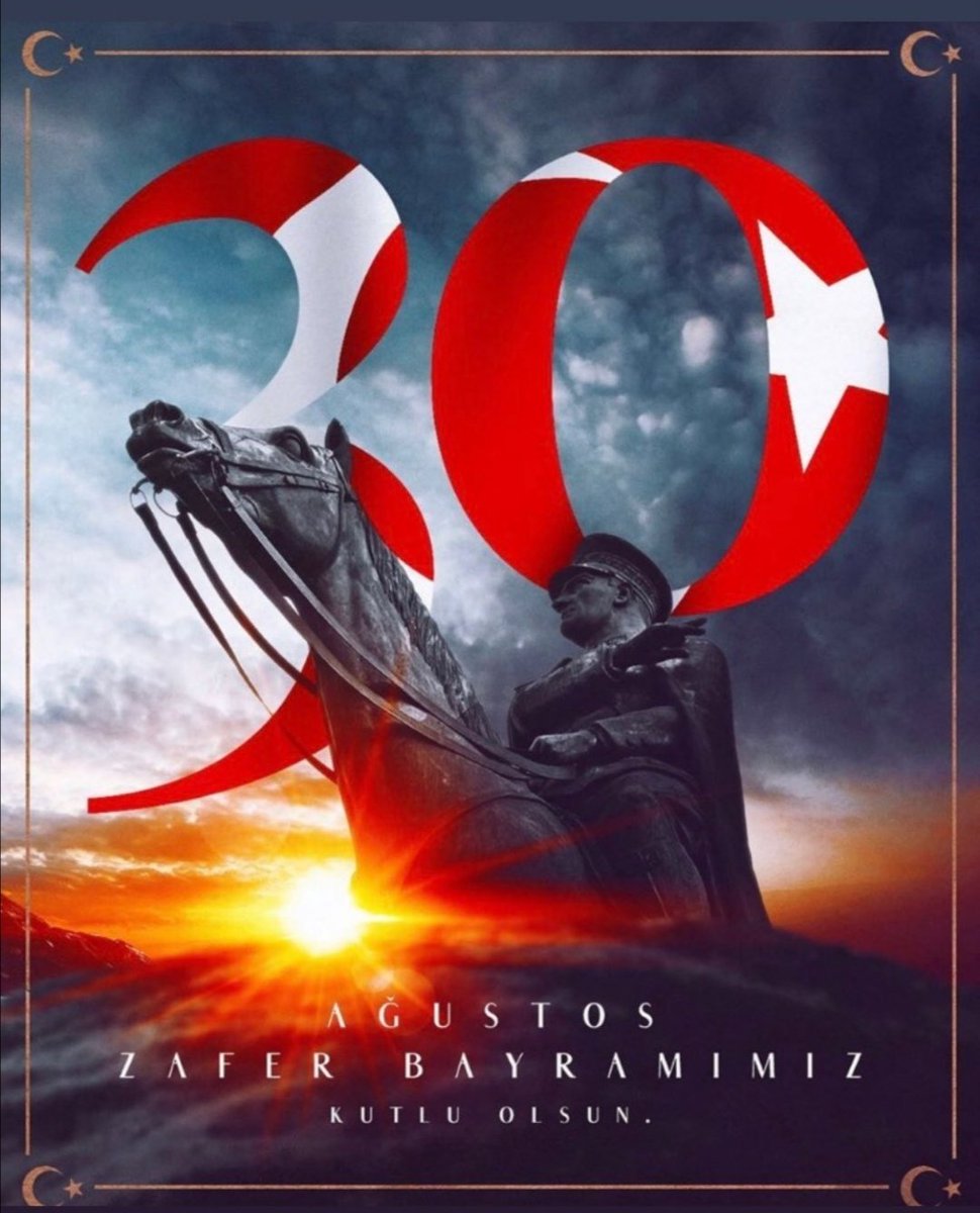 Saygı olsun bu çelik atlıların göktuğuna, Tuğu kaldırmış olan orduların Başbuğuna!”
#30AgustosZaferBayrami
#BaskomutanMustafaKemal
#MustafaKemalATATURK