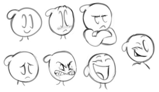 Boolia and Lumee expressions doodles I did on aggie io 