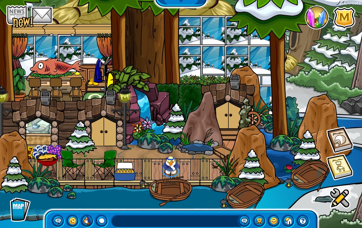 GleanCP's tweet image. Riverside Cabin 🎣🏡 - Decided to try the finale round challenge with using the Cozy Cottage from @igloochallenge! This is my take on the challenge