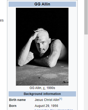 Kanye dropped Donda to wish a happy birthday to the late GG Allin 