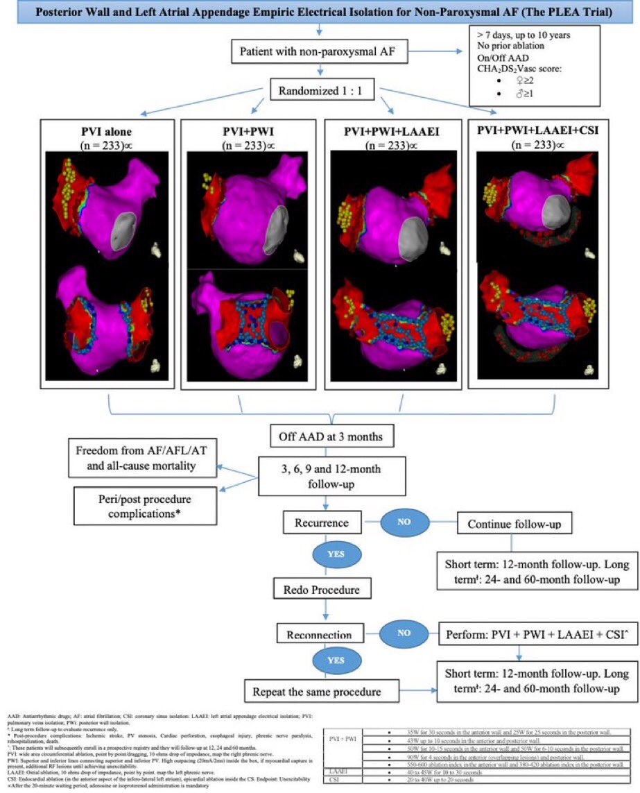 We had already published on europace scar homogenization for AF not working !!!! For persistent AF strong data will come from PLEA AF trial . Please contact us if you want to participate . PVI vs PVI +PW vs PVI+PW+LAAEI vs PVI+PW+LAAEI+CS isolation <a href="/MontefioreNYC/">Montefiore Health System</a> <a href="/EinsteinMed/">Albert Einstein College of Medicine - Official</a>