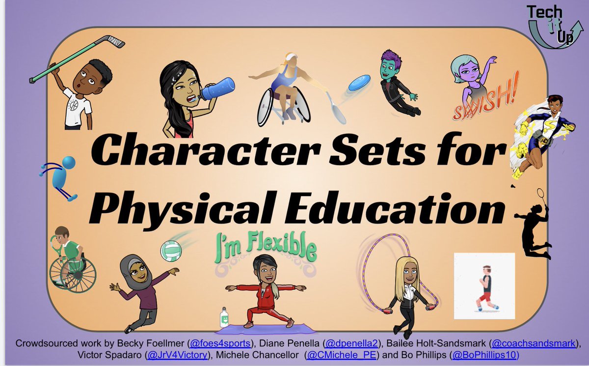 foes4sports's tweet photo. Creating signage 4 the gym/classroom? 
Represent ALL: various sizes, races, ethnic backgrounds &amp; physical abilities.
Collection of “Character Sets for PE”: https://t.co/sojRW3xMlE.
Copy/paste &amp; resize as needed! 
Location: https://t.co/J8dp3Hzvyl
#PhysEd #HealthEd #diversity https://t.co/37EN21wxnP