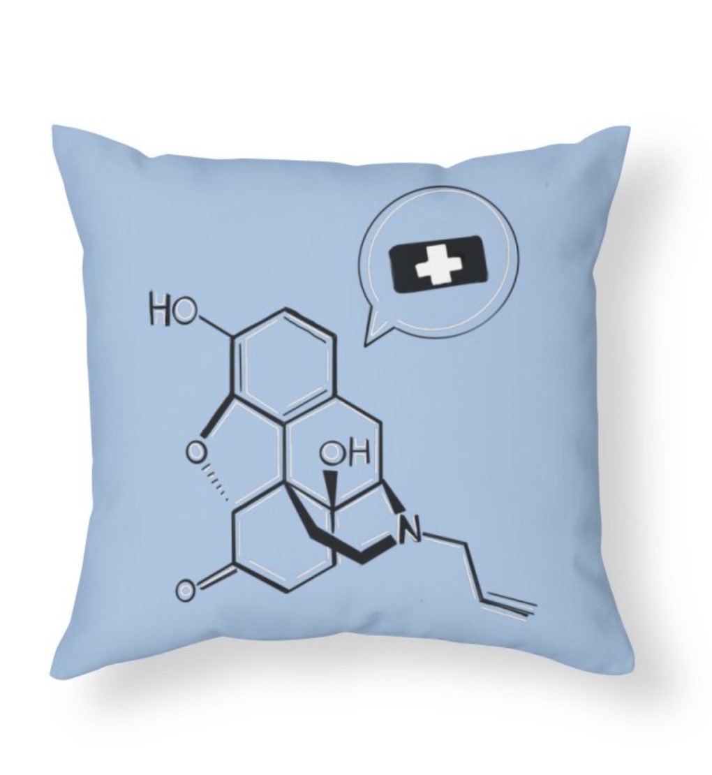 Naloxone pillow anyone?
Come check out my merch shop! 

harmreductionrissy.threadless.com 

#harmreduction #harmreductionart #harmreductionworks #harmreductionsaveslives #naloxone