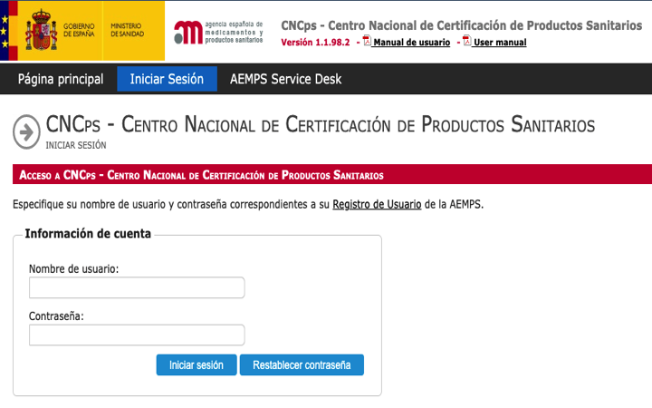 El Organismo Notificado español <a href="/AEMPSgob/">AEMPS</a> 0318 se prepara para su designación para la MDR con la aplicación CPSps de tramitación electrónica de marcado CELa Agencia Española de Medicamentos y Productos Sanitarios (AEMPS) ha adoptado una iniciativa para

tecno-med.es/?p=35086