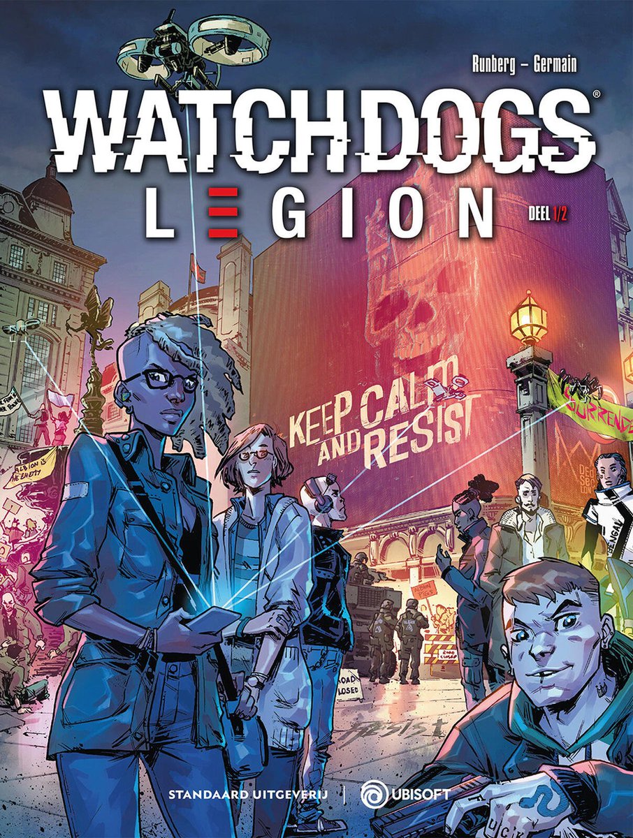 stripland_BENL's tweet photo. #WatchDogs #Legion (deel 1) Underground Resistance maakt deel uit van een tweeluik door Sylvain #Runberg (Orbital) en Gabriel #Germain. Dit speelt zich in dezelfde wereld af als de gelijknamige #Ubisoft game. Liefhebbers weten wat te verwachten. Woensdag verkrijgbaar. https://t.co/V0L7rVDonk