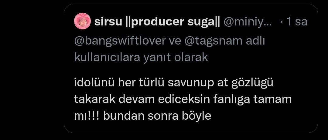 birinin müziğini dinleyince tüm ideoloji ve hareketlerine katıldığını düşünecek kadar koyun olan insanlar @miniyungim @bangswiftlover ) namjoona vizyonsuz diyor helpp