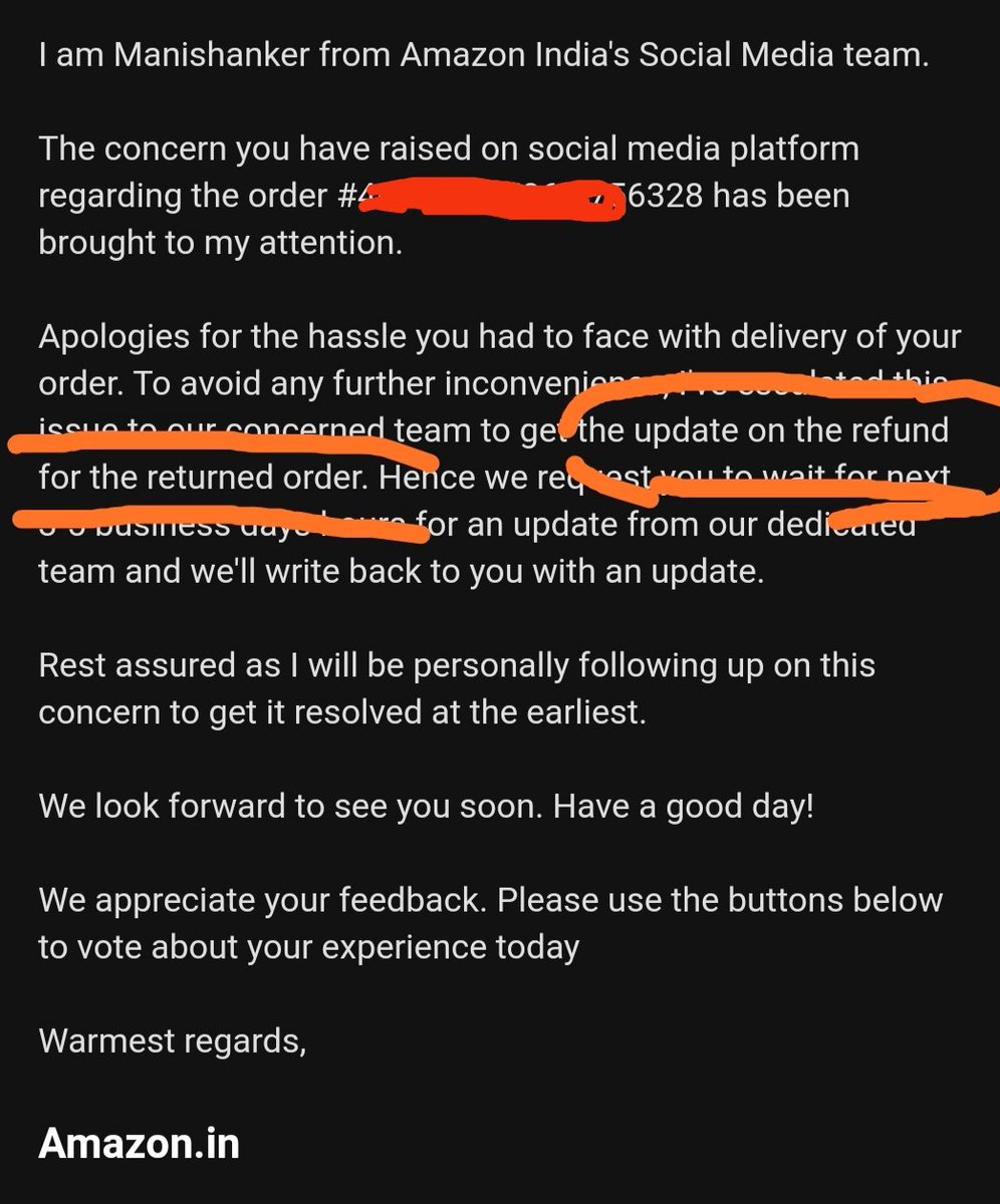 Rang100's tweet photo. @AmazonHelp How you are saying that I wil get the refund for the returned product, while i did not receive the product yet.  also i asked for the product not refund. https://t.co/UlxK8LdfAI