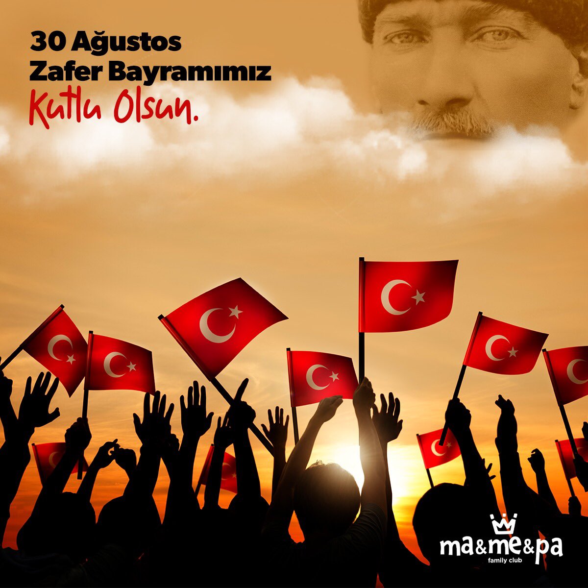 Zafer Bayramımız kutlu olsun. ❤️🇹🇷#mamepafamilyclub #30ağustoszaferbayramı