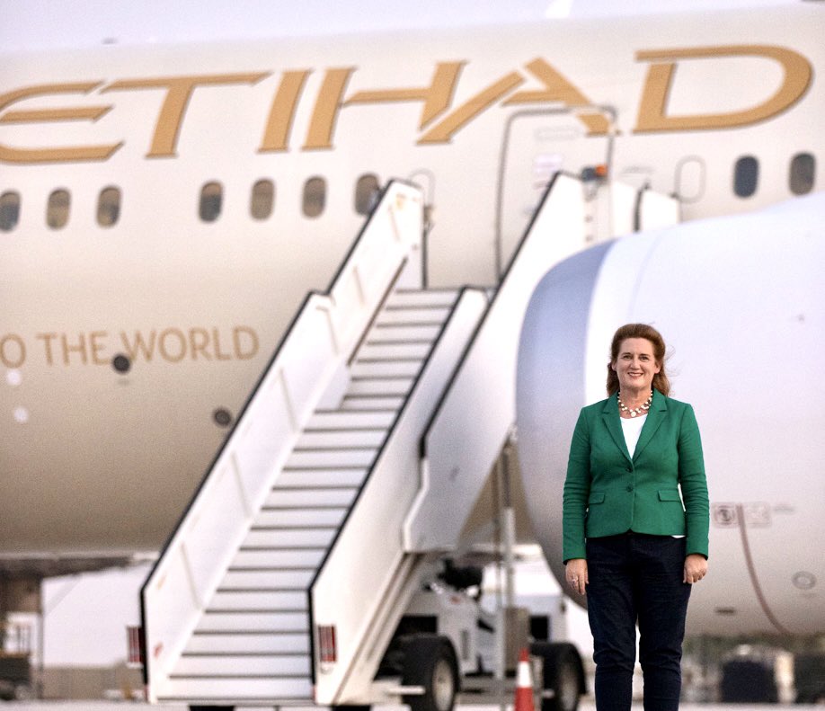 AusAmbUAE's tweet photo. Australia’s deep gratitude to the UAE for facilitating our evacuation operation from Afghanistan. 4100 people are now on their way back home or to a new life. @etihad @MoFAICUAE @ADF_MiddleEast @modgovae https://t.co/tISFbqvUXq