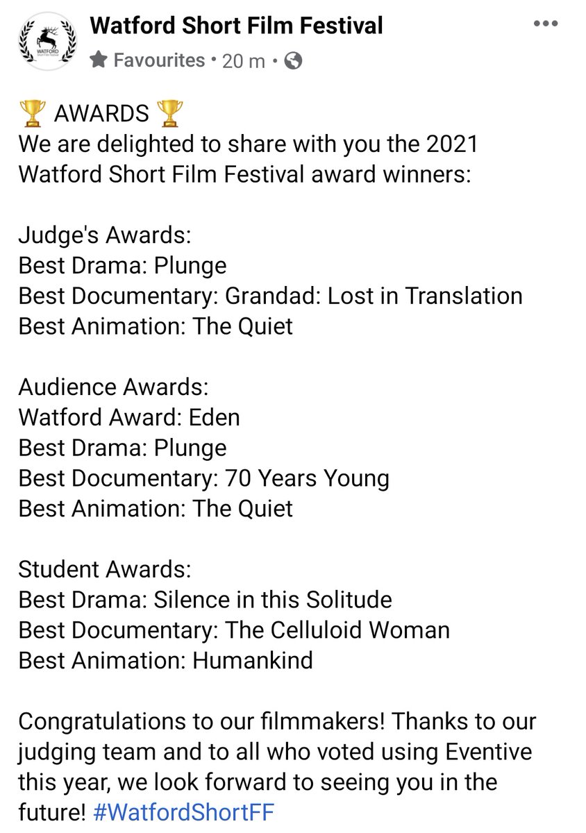 Watford Short FF (@watfordshortff) on Twitter photo 