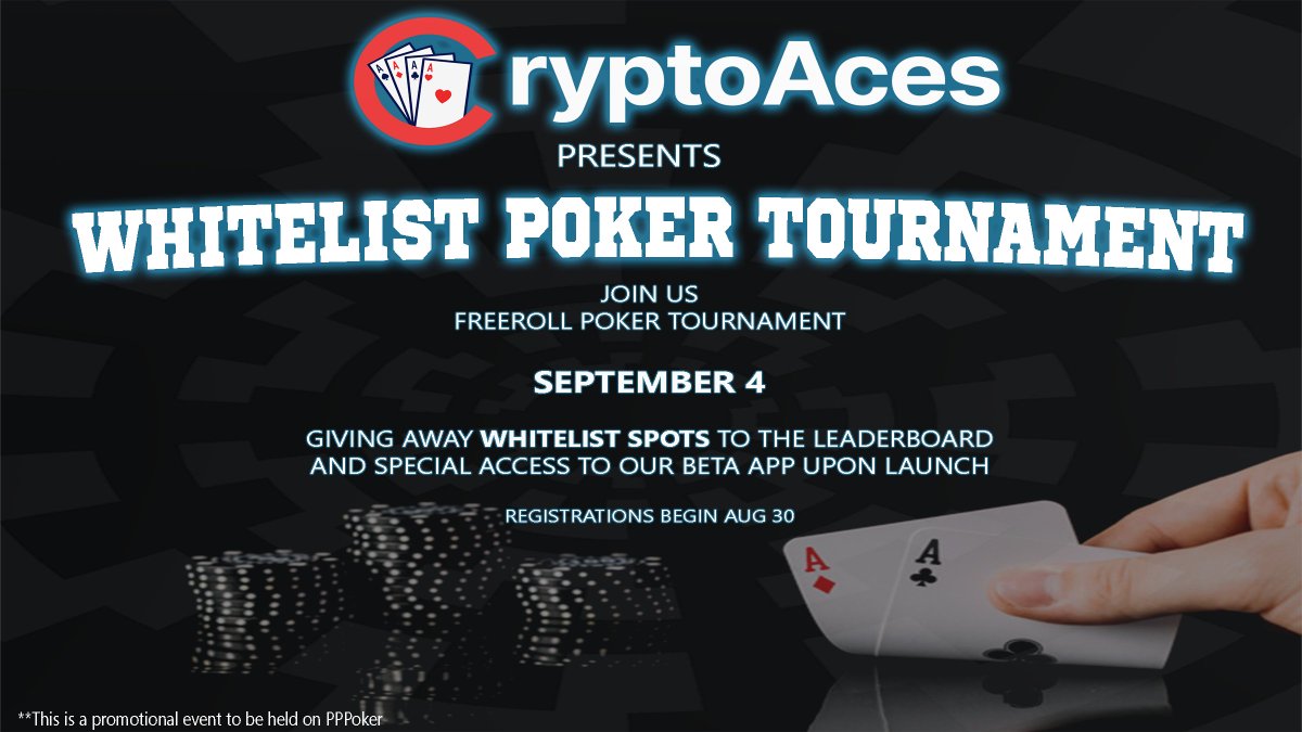 cryptoAcesClub's tweet photo. How about a fun Saturday with a chance to win a whitelist? Inviting all poker lovers on 4th Sept !!
#poker #tournament #cryptoaces @polystarter https://t.co/glhEAKeySc