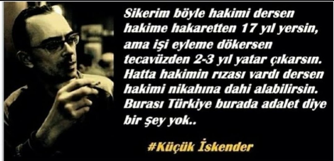 <a href="/kardiyobey/">Doç. Dr. Muhammed Keskin</a> Hep diyorum; done done paylasacagim bunu.  Done done .  Taa ki ulkeye adalet gelene dek..