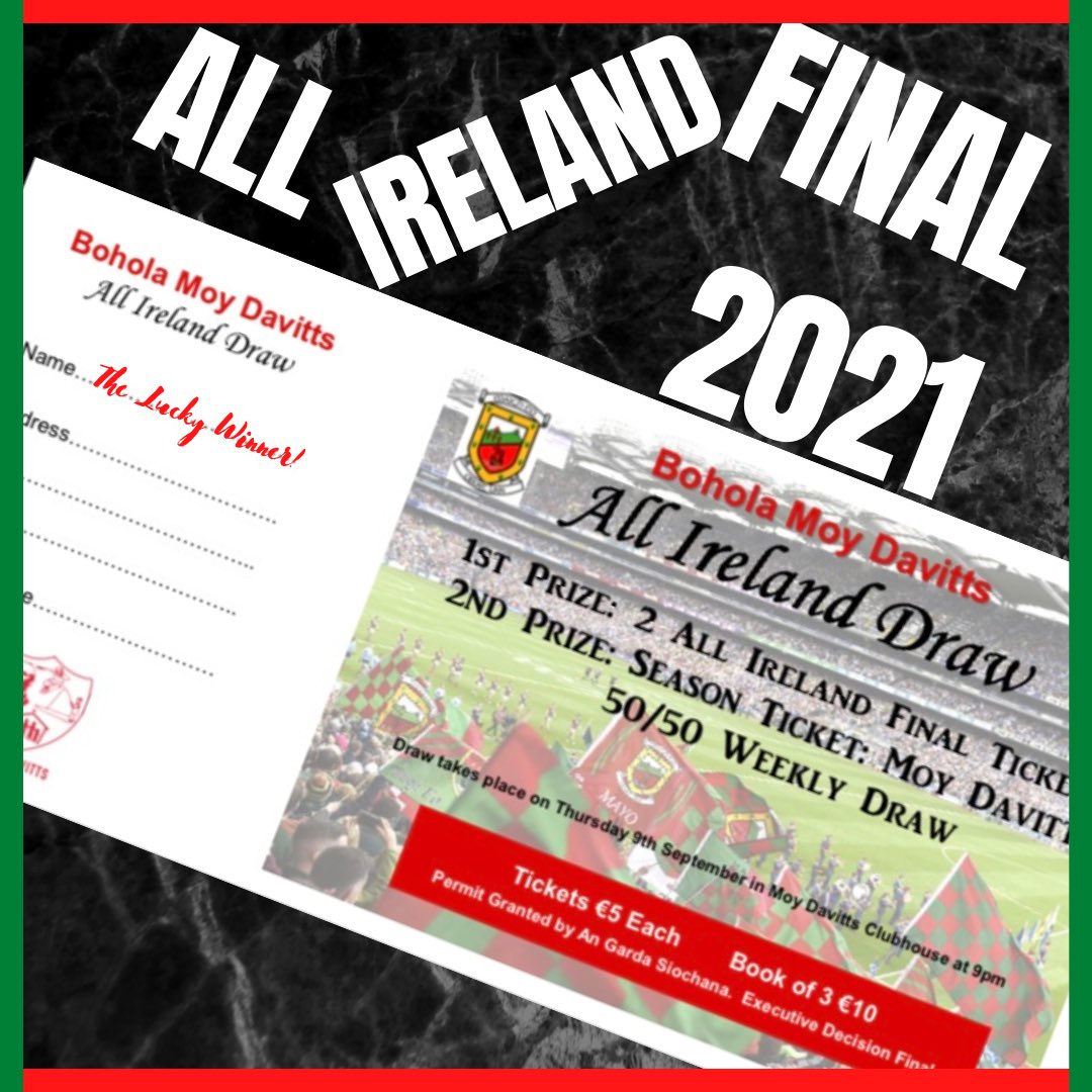 MOY DAVITTS GAA on Twitter "🟢🔴 WIN 2 TICKETS to Mayo V Tyrone🔴⚪️ Play