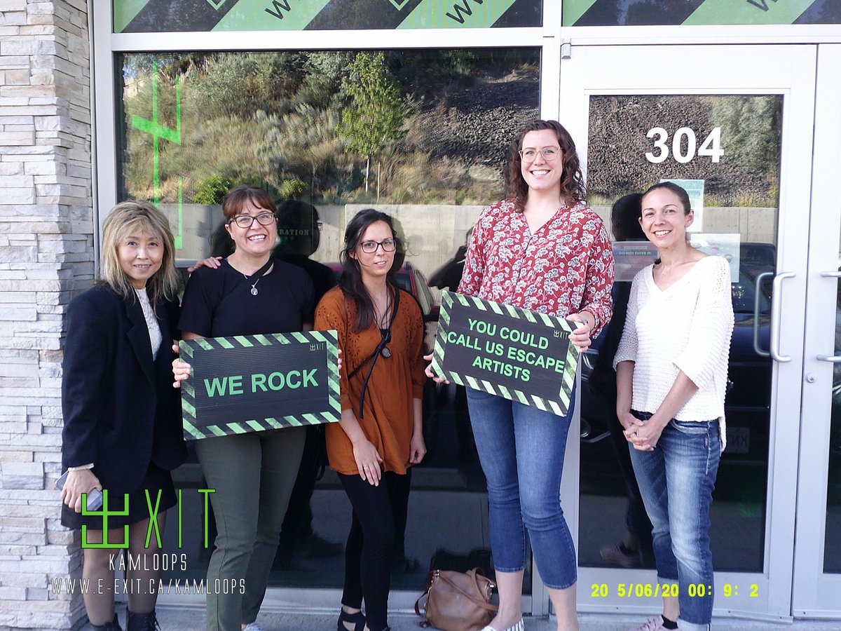 exitkamloops's tweet image. Here’s some of our awesome escapee’s from Aug 22-28 2021. Many failed and many succeeded! Test your wits today! 
facebook.com/media/set/?set…