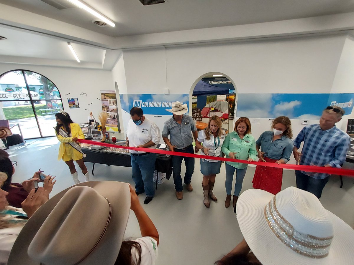 Today at the <a href="/colostatefair/">Colorado State Fair</a> we opened a brand new exhibit in partnership with <a href="/Colorado/">Visit Colorado</a> and <a href="/PuebloChamber/">GreaterPuebloChamber</a> to feature Colorado’s eight tourism regions. #coloradostatefair #coloradotourism