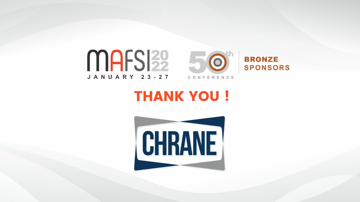 MAFSIAssoc's tweet image. Thank you for being a MAFSI '22 Bronze Sponsor @ChraneFS #WeAreMAFSI #MAFSI22 hubs.ly/H0VThyM0