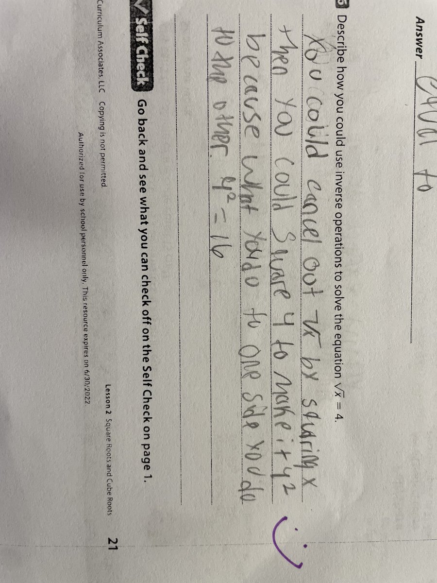 I love when the kiddos flex their brain muscles!