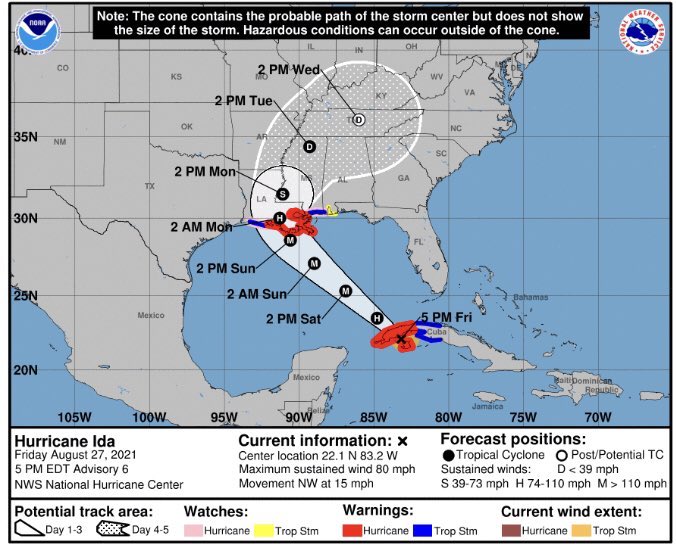 WOW now expected to be a cat 4 with 140 MPH winds at landfall… Please make sure you have a plan put in place and if you are in the path to think about evacuating.