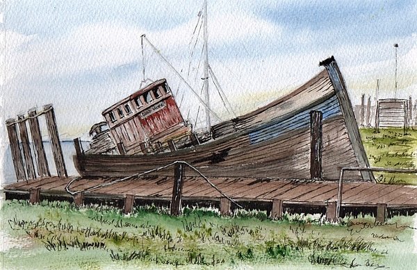 r1947ob's tweet photo. New artwork for sale! - "Wrecked" - https://t.co/xifRalt2iA @fineartamerica https://t.co/HO5gKGLKR0