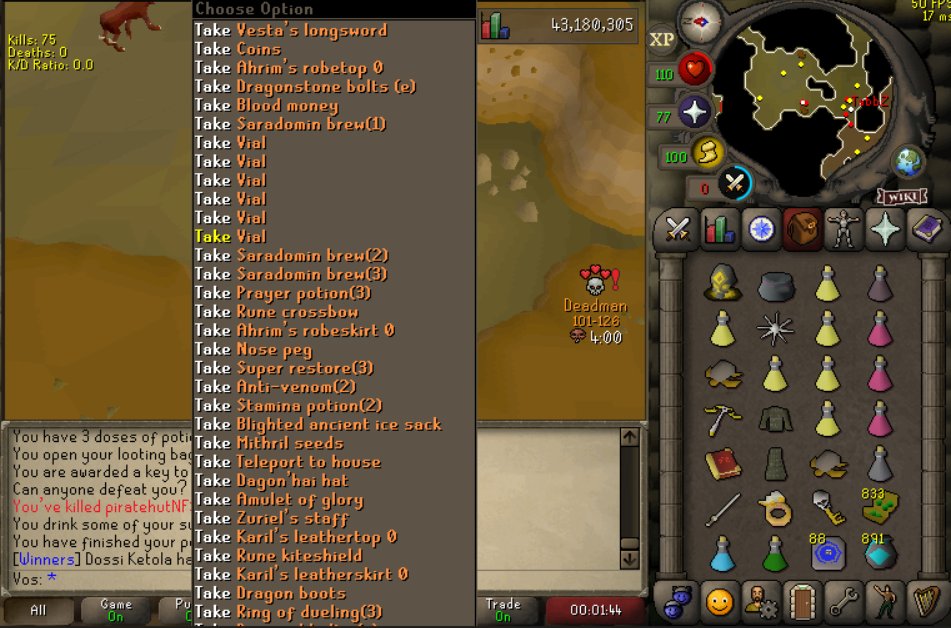 VosOSRS's tweet image. First max set pk on DMM 32k tourny