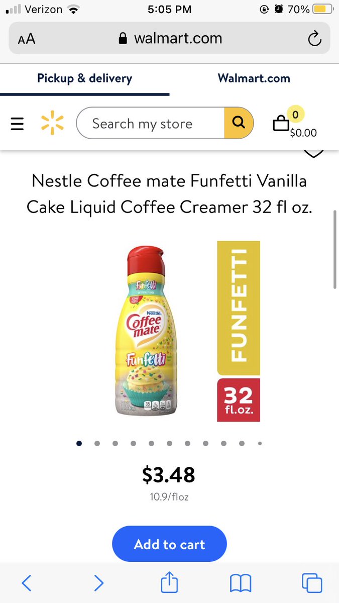 wristcollapse's tweet photo. 63 servings / 2 tablespoons per coffee / 7 days in week = 4.5 coffees per day across everyone. if they have like twelve people legitimately using the creamer, three bottles seems reasonable https://t.co/cmNGrB5EfZ