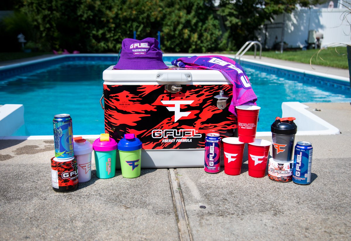 ❤️ "𝗟𝗜𝗞𝗘 + 𝗥𝗧 + 𝗙𝗢𝗟𝗟𝗢𝗪 + 𝗖𝗢𝗠𝗠𝗘𝗡𝗧 #FaZeUp" to enter to win this custom <a href="/FaZeClan/">FaZe Clan</a> x #GFUEL SUPPLY DROP!!! Picking 1 winner this weekend to celebrate us all being in FaZe Clan for 24hrs! 🤑