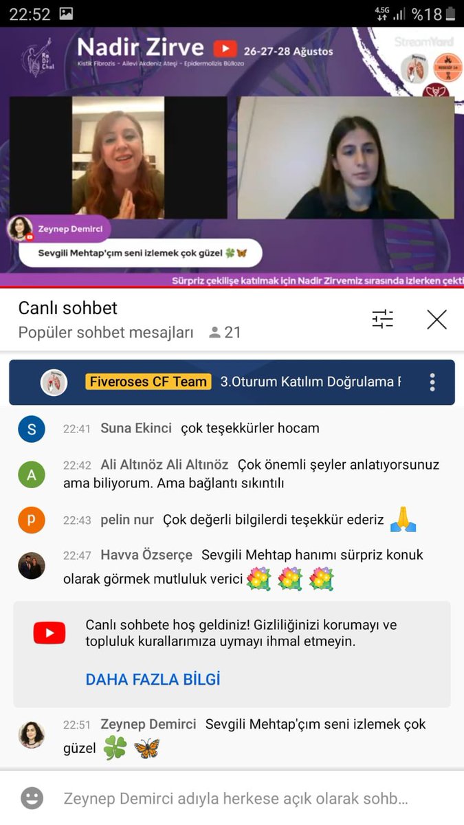 Nadir zirvede mesajlarımızı iletmek üzere konuk olduk. <a href="/RaDiChallenge/">RaDiChal</a> <a href="/CihanTastan_PhD/">Cihan Taştan, PhD</a> ve <a href="/resesif16/">Resesif16 Team</a>  çok kıymetlisiniz. Nadir Hastalıklar olgusunda hem bilim hem sosyal farkındalık ayağında çok iyi işler başarıyorsunuz👏👏👏👏