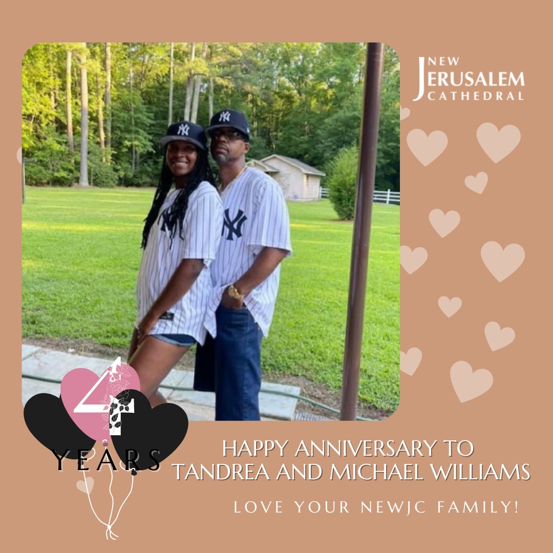 NewJCOfficial's tweet photo. πHAPPY 4th WEDDING ANNIVERARY to Tandrea and Michael Williams (8/27)
#newjcnation #newjccelebrations #wearenewjc #happyanniversary https://t.co/tN3l6RxuW2