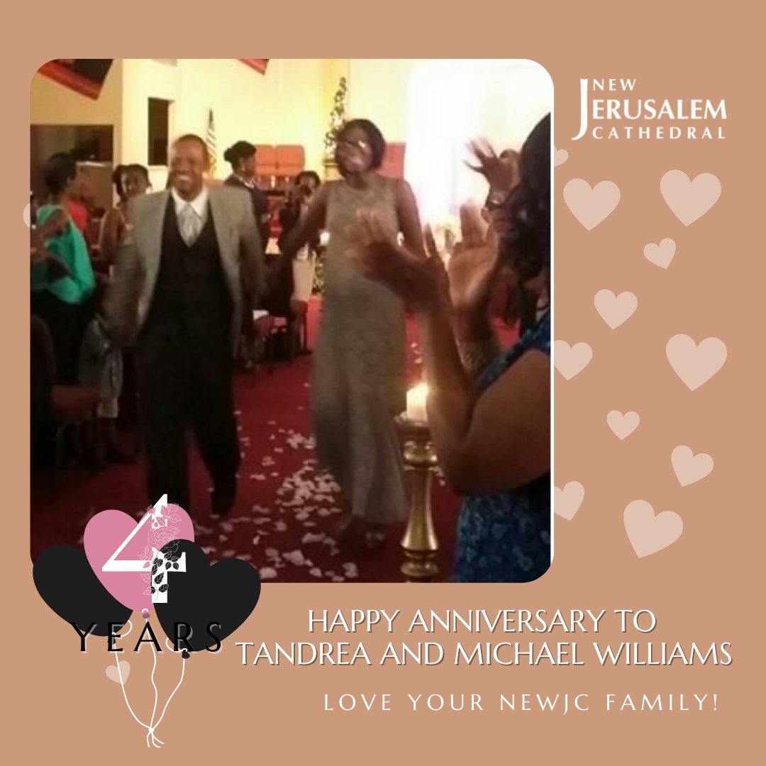 NewJCOfficial's tweet photo. πHAPPY 4th WEDDING ANNIVERARY to Tandrea and Michael Williams (8/27)
#newjcnation #newjccelebrations #wearenewjc #happyanniversary https://t.co/tN3l6RxuW2