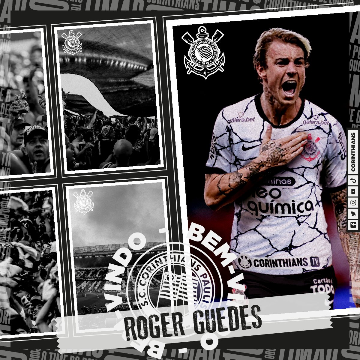 Roger Guedes, do Corinthians, é eleito o melhor jogador do