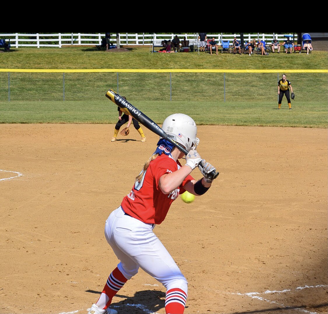 teampafastpitch's tweet photo. Big congrats to Abby Quickel for her commitment to @RMUSoftball we are so pumped for you and can’t wait to see you compete at Bobby Mo and continue wearing ❤️🤍💙 #teampaproud @CoachJexx_RMU https://t.co/mGF6fEGAi1