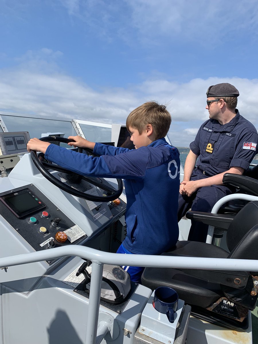 It just gets better <a href="/RoyalRegatta/">Dartmouth Regatta</a>, had the opportunity for our @DevonUrnu students to go out on <a href="/HMSPuncher/">HMS Puncher</a> along with some of the organisers families to witness some valuable joint training with <a href="/DartRNLI/">Dart RNLI</a> <a href="/BrigJkFraserRM/">Brigadier Jock Fraser Royal Marines</a> <a href="/RoyalNavy/">Royal Navy</a> <a href="/HMS_Biter/">HMS Biter</a>