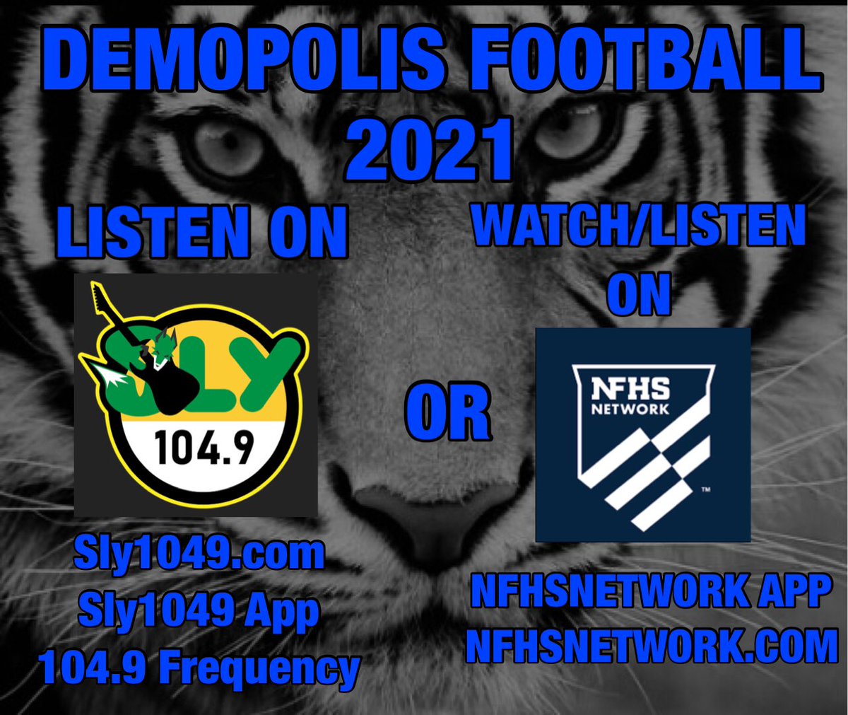 demopstats's tweet photo. It’s GAMEDAY once again! Demopolis takes on McAdory(1-0) tonight in the home opener. As always, you can catch the action on Sly1049(app, https://t.co/D0vPmPIRX4, 104.9fm) or nfhsnetwork(app, https://t.co/UHD6W5lWXf). #blueheat kicks off at 7 PM https://t.co/ULgVmZZXmm