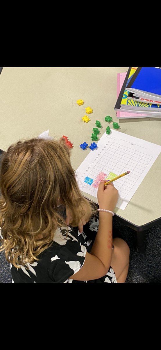 bachmann_ashlee's tweet photo. First grade mathematicians showing data in TWO ways- tally charts and bar graphs! https://t.co/kZ9dGQfyHf