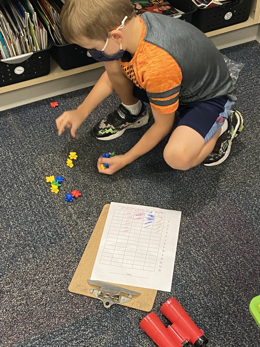 bachmann_ashlee's tweet photo. First grade mathematicians showing data in TWO ways- tally charts and bar graphs! https://t.co/kZ9dGQfyHf