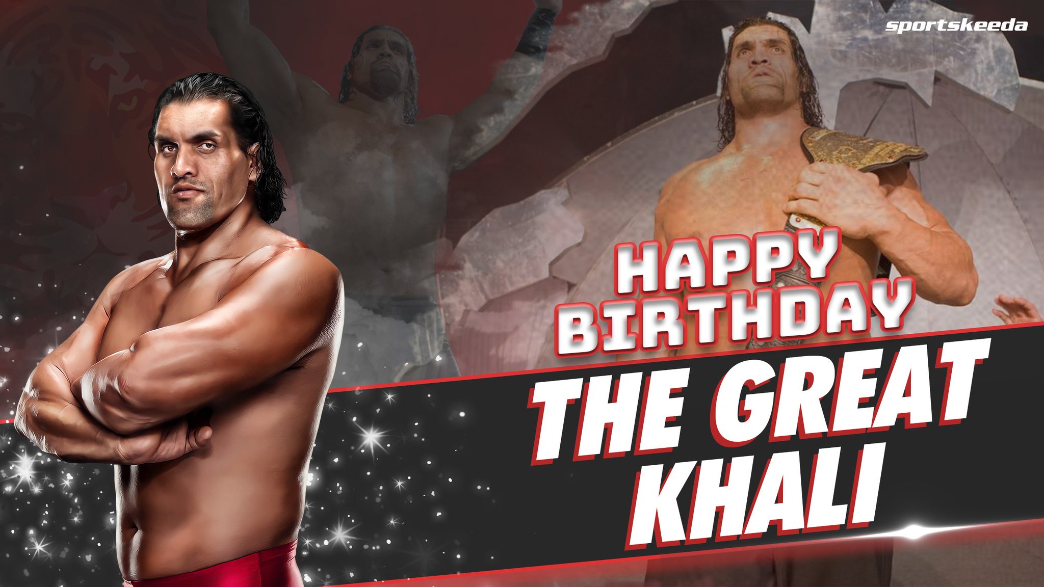 Wishing a very happy birthday to the Hall of Famer, The Great Khali! 
