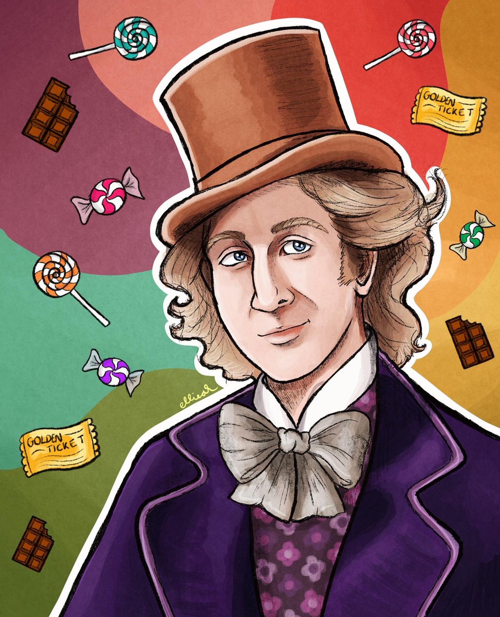 if the good lord had intended us to walk, he wouldn’t have invented roller skates 🍭🎉 #willywonka50 #willywonkaandthechocolatefactory #genewilder