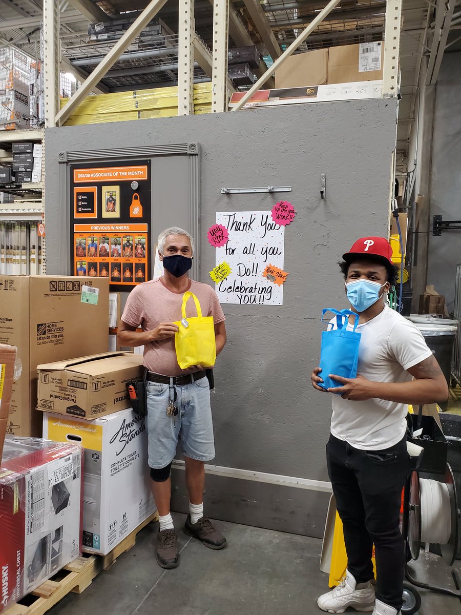 Celebrating Night associates 8/26/21